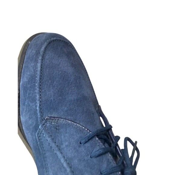 Hush Puppies Blue Suede Shoes Mens Size 12 Lace Up Oxford Elvis Preppy Classic main image 6
